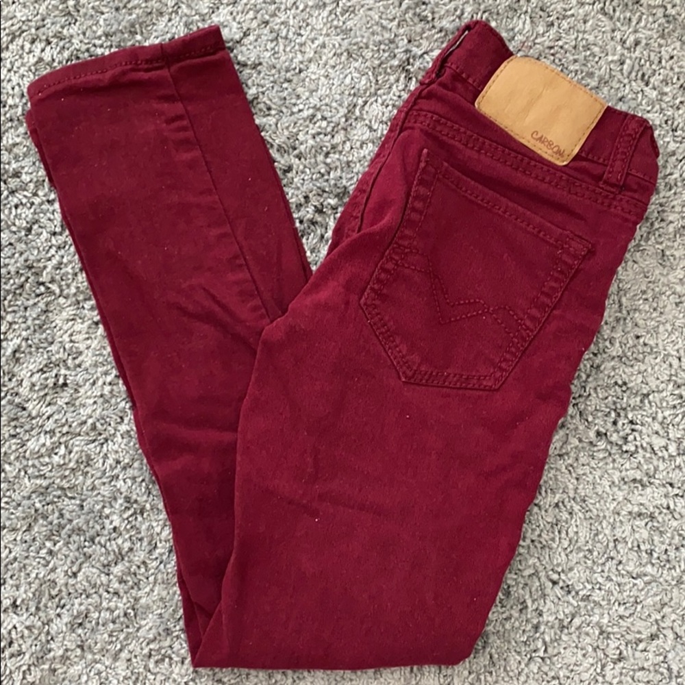Red Skinny Jeans